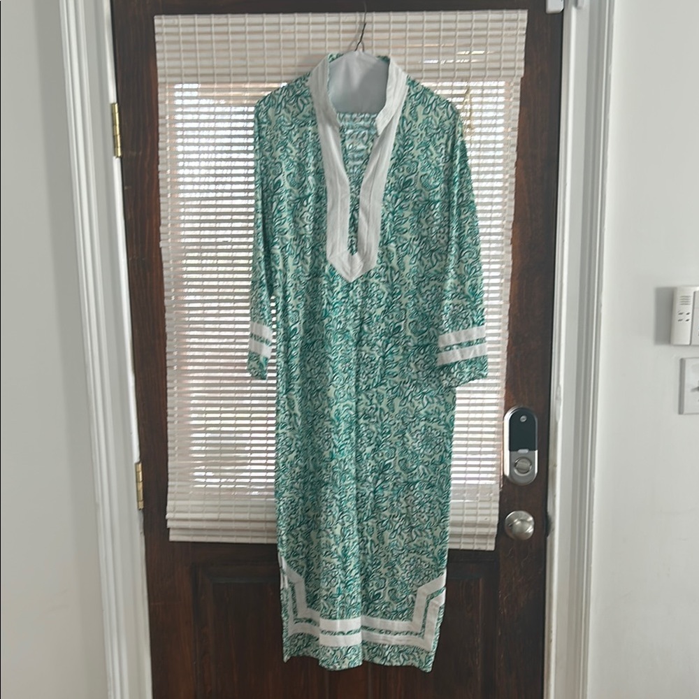 STS Sail to Sable Green and White Kaftan